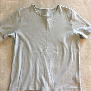 TALBOTS T-SHIRT Lt. Blue, size X (40” bust) short sleeve, 100% cotton